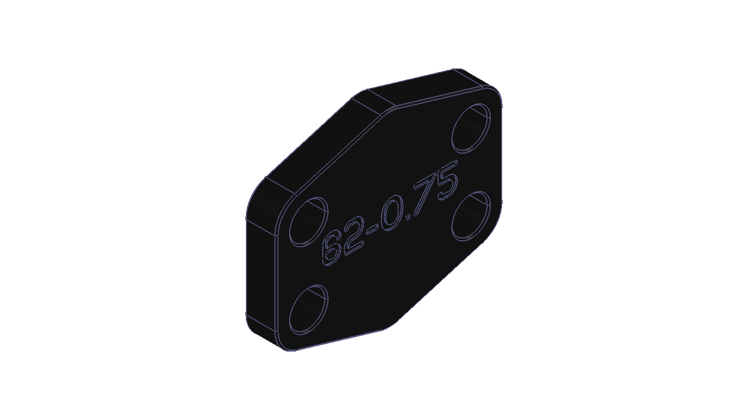 SAE 62 Bolt Cover 3/4"