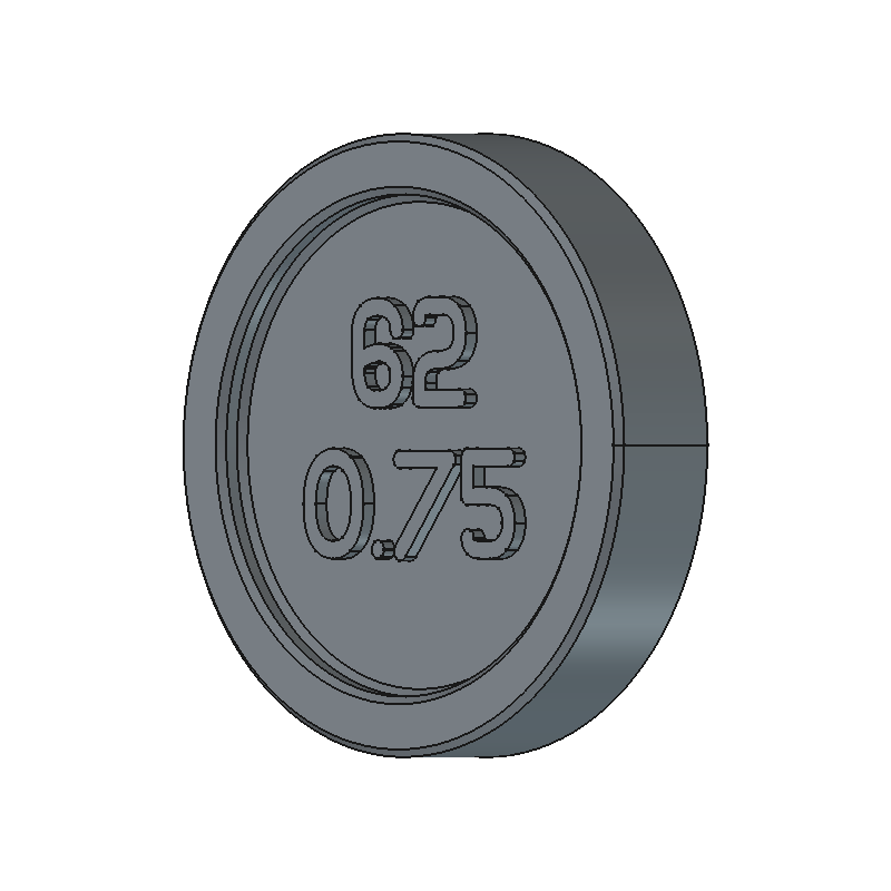 SAE 62 Disk 3/4"