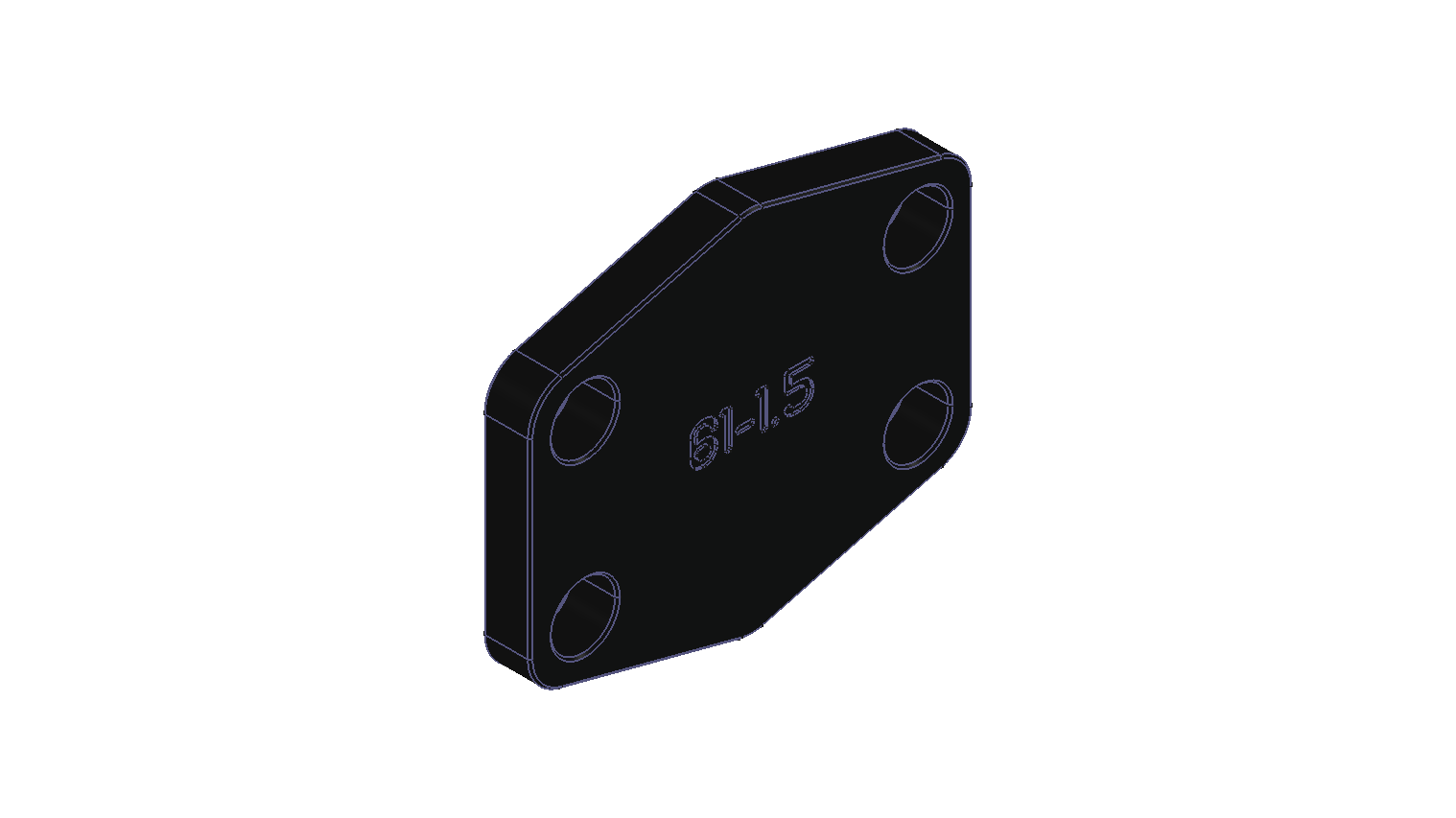 SAE 61 Bolt Cover 1-1/2"