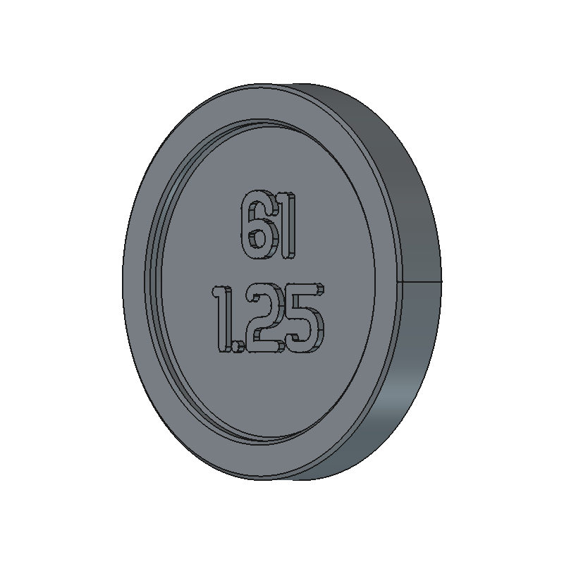 SAE 61 Disk 1-1/4"